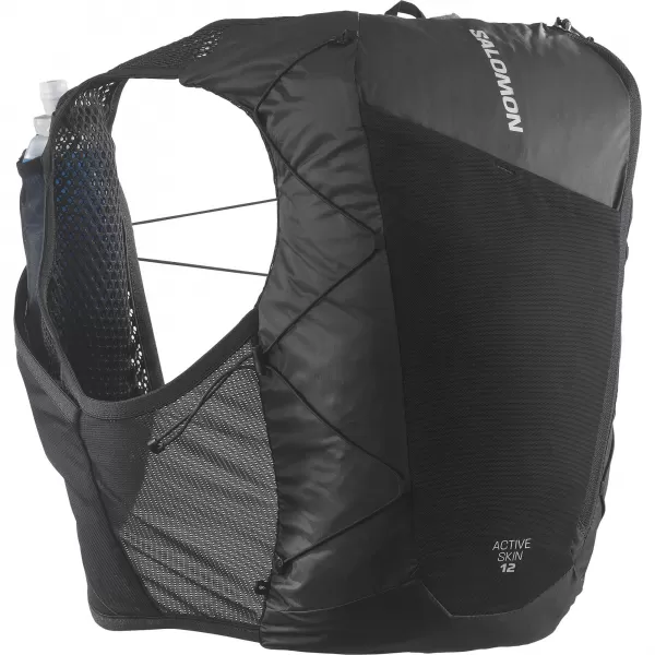  Мъжка раница SALOMON ACTIVE SKIN 12 SET LC2177400 ЧЕРЕН/МЕТАЛ 