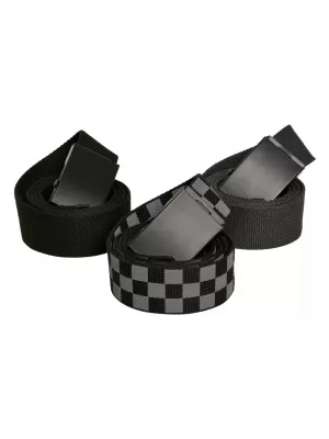 Колан URBAN CLASSICS TB2774 GRY BLACK/BLACK/BLACK/BLACK/ARGOAL/BLACK
