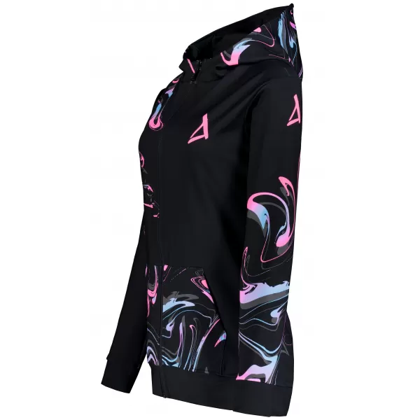  Женска суитчър на Zip Premium ALTISPORT VOJ/ALW064MI02 ЧЕРНО -ПИНК 