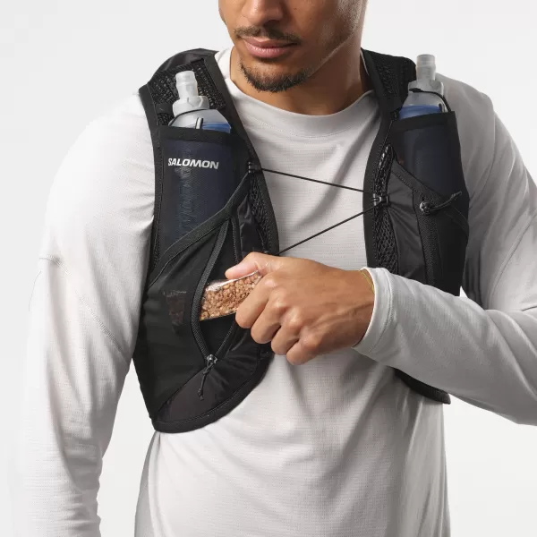  Мъжка раница SALOMON ACTIVE SKIN 12 SET LC2177400 ЧЕРЕН/МЕТАЛ 