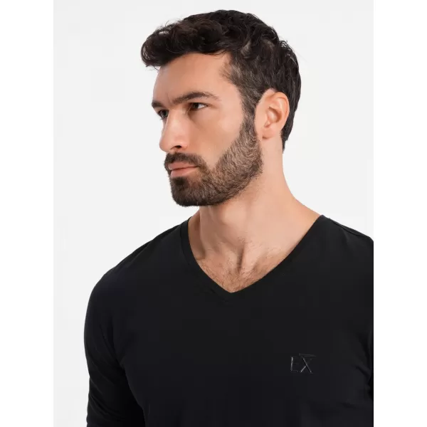  Риза OMBRE OM-LSCL-0105 ЧЕРНО 