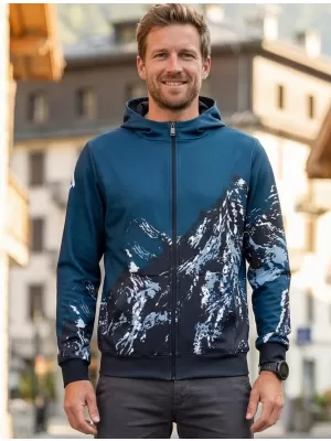 Мъжки суичър на Zip Premium ALTISPORT VOJ/ALM059MI02 ВМС