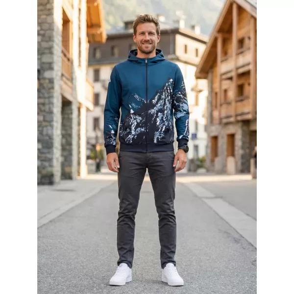  Мъжки суичър на Zip Premium ALTISPORT VOJ/ALM059MI02 ВМС 