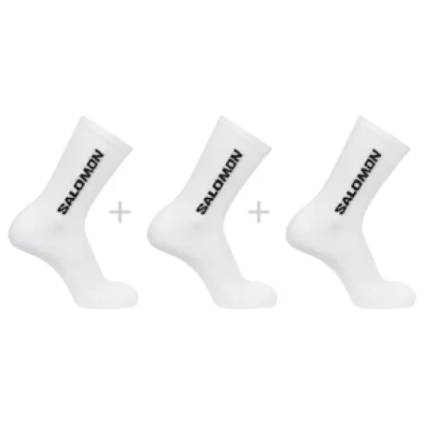  Чорапи SALOMON EVERYDAY CREW 3-PACK LC2086000 БЯЛ/БЯЛ/БЯЛ 