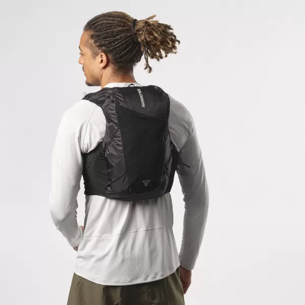  Мъжка раница SALOMON ACTIVE SKIN 12 SET LC2177400 ЧЕРЕН/МЕТАЛ 
