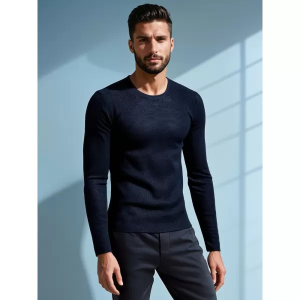  Мъжки пуловер DSTREET WX2296 МОРСКО-БЛУГ 