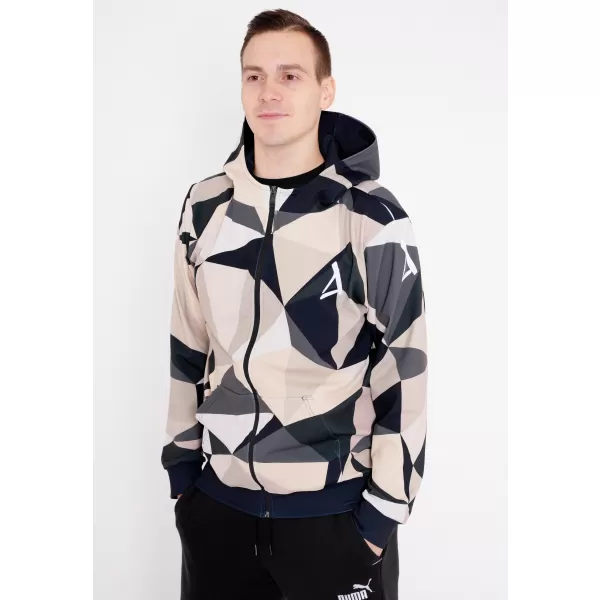  Мъжки суичър на Zip Premium ALTISPORT VOJ/ALM007MI02 БРАУН 