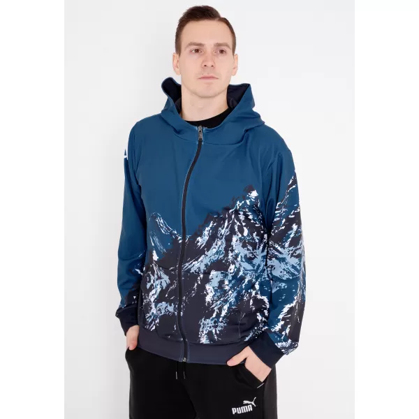  Мъжки суичър на Zip Premium ALTISPORT VOJ/ALM059MI02 ВМС 