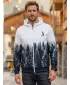 Мъжки суичър на Zip Premium ALTISPORT VOJ/ALM058MI02 БЯЛ -РЕЙС