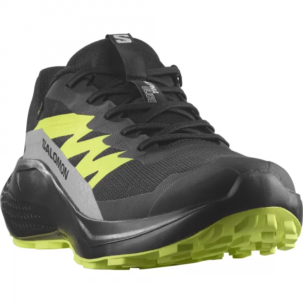  Мъжки обувки SALOMON ALPHAGLIDE GTX L47802000 ЧЕРНО/СПЛАВ/ОСТРО ЗЕЛЕНО 