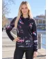 Женска суитчър на Zip Premium ALTISPORT VOJ/ALW064MI02 ЧЕРНО -ПИНК