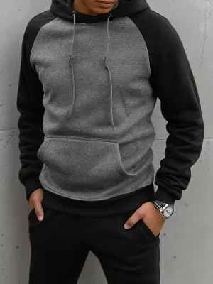 Мъжки суичър DSTREET BX5489 ТЪМНО СИВО