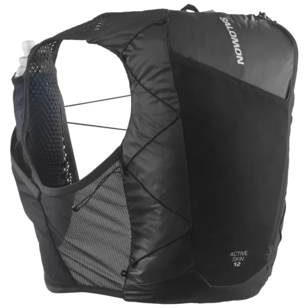  Мъжка раница SALOMON ACTIVE SKIN 12 SET LC2177400 ЧЕРЕН/МЕТАЛ 