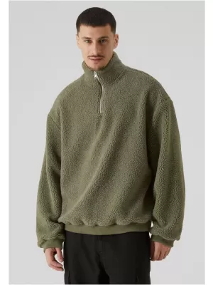 Мъжки суичър URBAN CLASSICS TB7266 БЛЕДО ЗЕЛЕНО