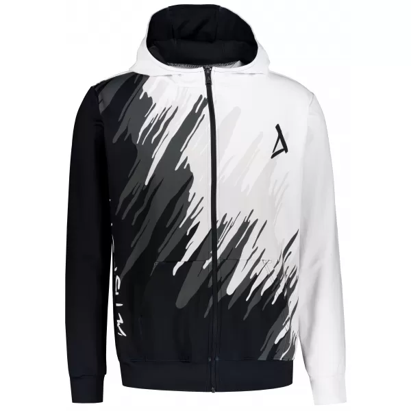 Мъжки суичър на Zip Premium ALTISPORT VOJ/ALM006MI02 ЧЕРНО И БЯЛО 