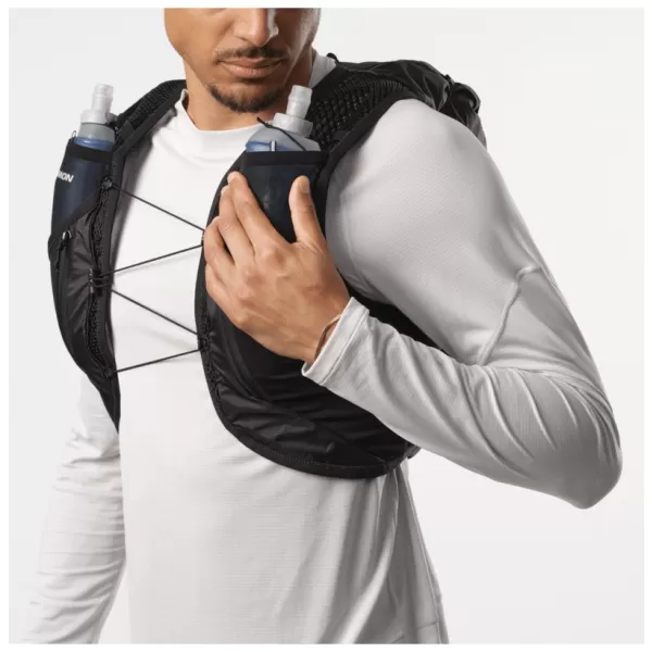  Мъжка раница SALOMON ACTIVE SKIN 12 SET LC2177400 ЧЕРЕН/МЕТАЛ 
