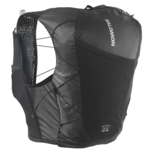  Дамска раница SALOMON ACTIVE SKIN 12 WOMEN SET LC2178600 ЧЕРЕН/МЕТАЛ 
