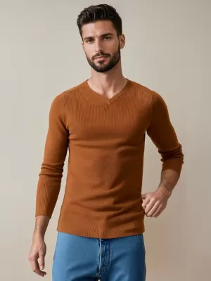 Мъжки пуловер DSTREET WX2290 КАМИЛА