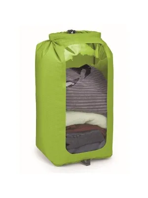 Калъф OSPREY DRY SACK 35 W/WINDOW LIMON GREEN