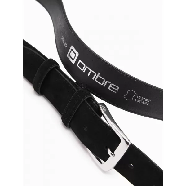  Мъжки пояс OMBRE OU-ACBE-0113 ЧЕРНО 