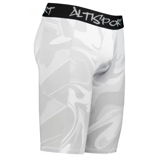  Мъжки спортен клин над коляното premium ALTISPORT VOJ/ALM072LEG02 СИВО 