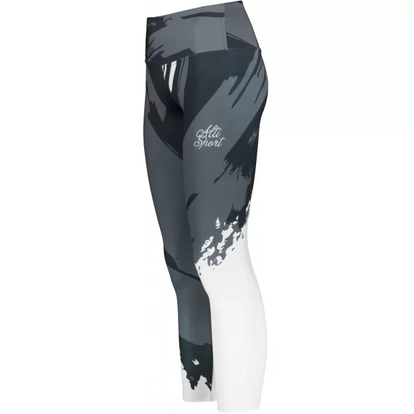 Дамски дълъг премиум клин ALTISPORT VOJ/ALW081LEG01 ЧЕРНО-СИВ 