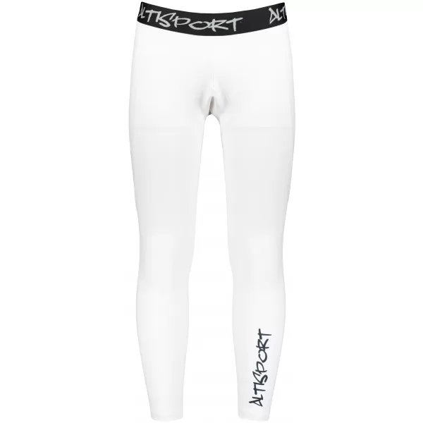  Мъжки дълъг премиум спортен клин ALTISPORT VOJ/ALM000LEG01 БЯЛО 