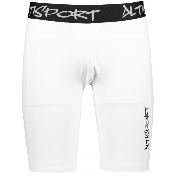  Мъжки спортен клин над коляното premium ALTISPORT VOJ/ALM000LEG02 БЯЛО 