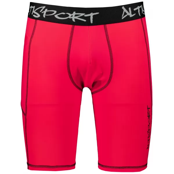  Мъжки спортен клин над коляното premium ALTISPORT VOJ/ALM000LEG02 ЧЕРВЕНО 