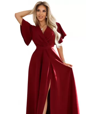 Рокля NUMOCO JENNIFER 581-2 БУРГУНДИЯ