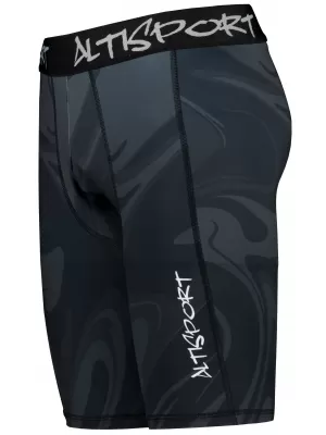 Мъжки спортен клин над коляното premium ALTISPORT VOJ/ALM072LEG02 ЧЕРЕН