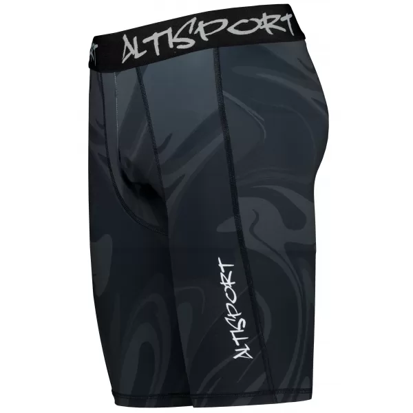  Мъжки спортен клин над коляното premium ALTISPORT VOJ/ALM072LEG02 ЧЕРЕН 