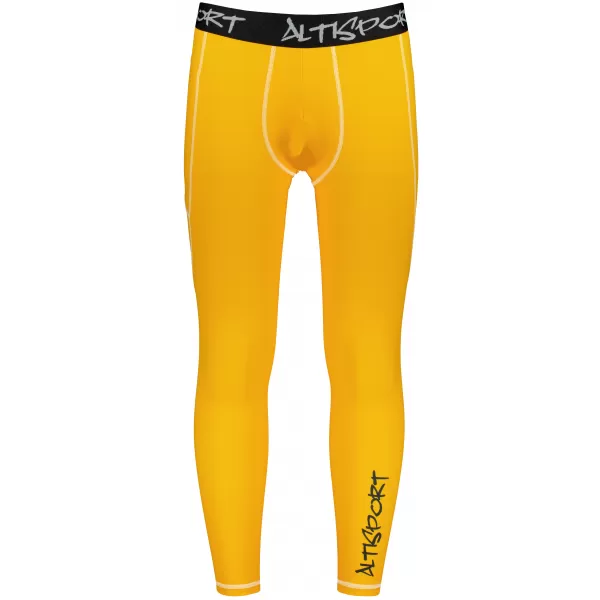  Мъжки дълъг премиум спортен клин ALTISPORT VOJ/ALM000LEG01 ОРАНЖЕВО 