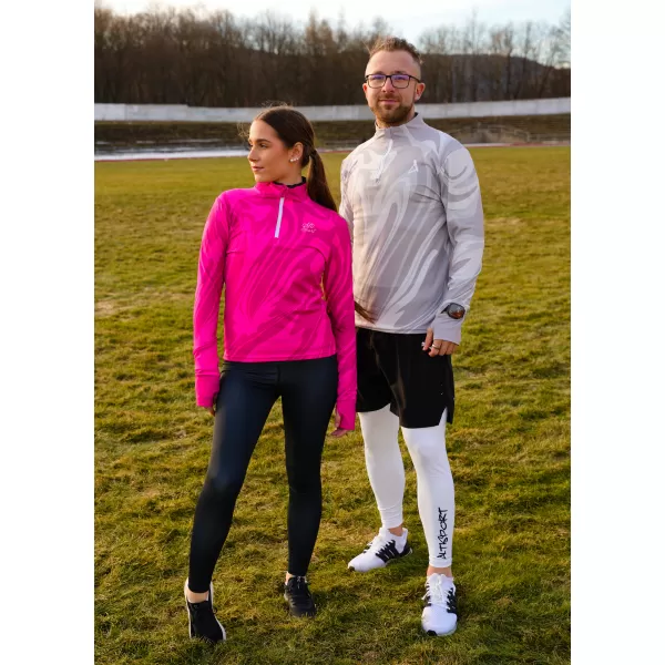  Дамски спортен суичър премиум плюс ALTISPORT VOJ/ALW072MI04 ГОРЕЩО РОЗОВО 