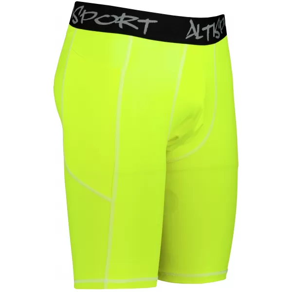  Мъжки спортен клин над коляното premium ALTISPORT VOJ/ALM000LEG02 ФЛУОРО-ЖЪЛТО 