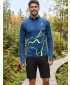 Мъжки спортен суичър премиум плюс ALTISPORT VOJ/ALM073MI04 МОРСКО-ФЛУО ЖЪЛТО