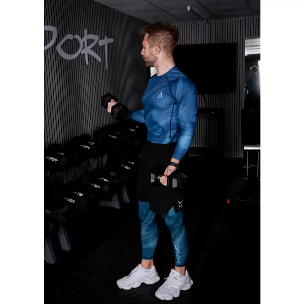  Мъжки дълъг премиум спортен клин ALTISPORT VOJ/ALM072LEG01 КЕРОСИН 
