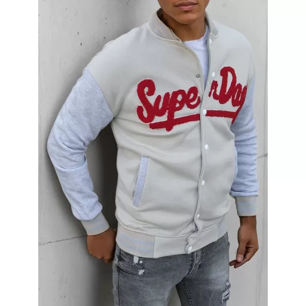  Мъжки суичър DSTREET BX5445 БЯЛ 