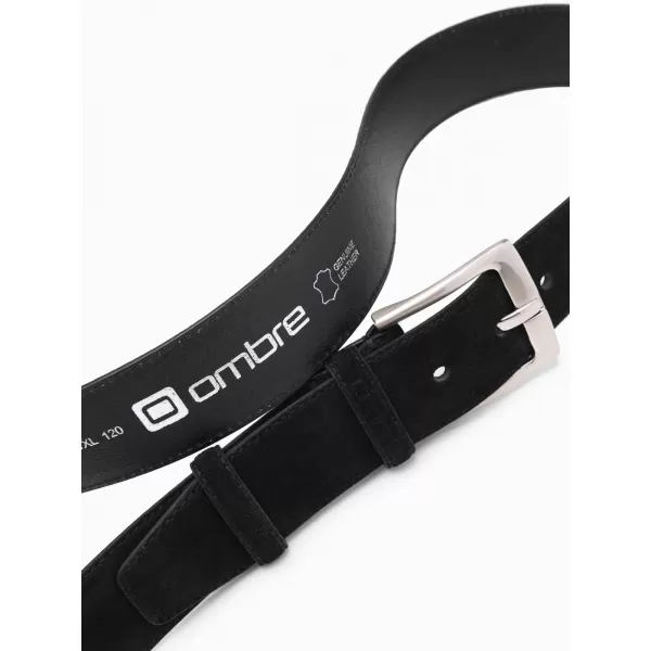  Мъжки пояс OMBRE OU-ACBE-0112 ЧЕРНО 