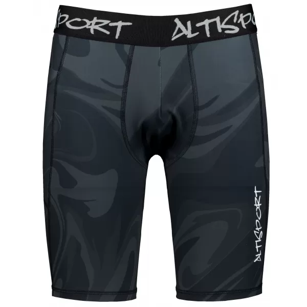  Мъжки спортен клин над коляното premium ALTISPORT VOJ/ALM072LEG02 ЧЕРЕН 
