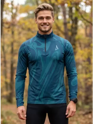 Мъжки спортен суичър премиум плюс ALTISPORT VOJ/ALM072MI04 КЕРОСИН