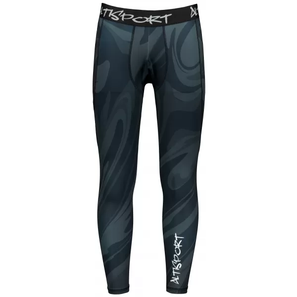  Мъжки дълъг премиум спортен клин ALTISPORT VOJ/ALM072LEG01 ЧЕРЕН 