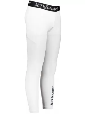 Мъжки дълъг премиум спортен клин ALTISPORT VOJ/ALM000LEG01 БЯЛО
