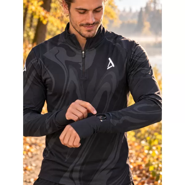  Мъжки спортен суичър премиум плюс ALTISPORT VOJ/ALM072MI04 ЧЕРЕН 