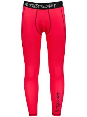 Мъжки дълъг премиум спортен клин ALTISPORT VOJ/ALM000LEG01 ЧЕРВЕНО