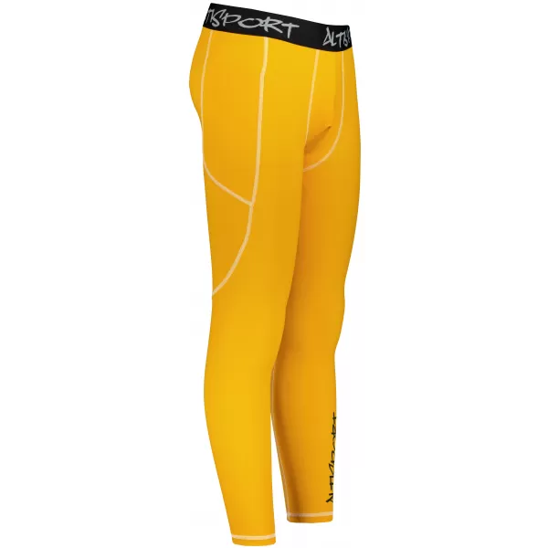  Мъжки дълъг премиум спортен клин ALTISPORT VOJ/ALM000LEG01 ОРАНЖЕВО 