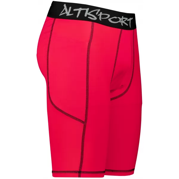  Мъжки спортен клин над коляното premium ALTISPORT VOJ/ALM000LEG02 ЧЕРВЕНО 