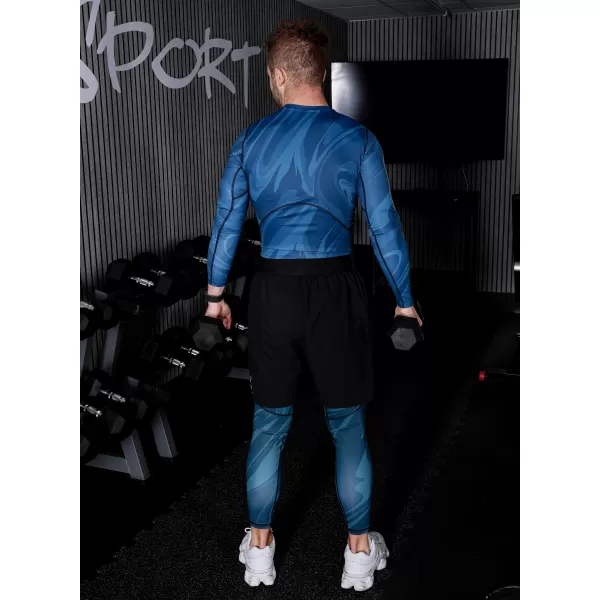  Мъжки дълъг премиум спортен клин ALTISPORT VOJ/ALM072LEG01 КЕРОСИН 