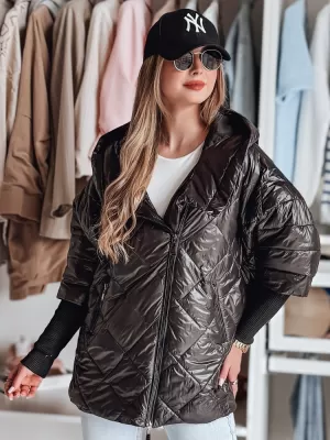 Дамско яке DSTREET PUFFILOF TY4855 ЧЕРНО