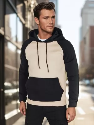 Мъжки суичър DSTREET BX5890 БЕЖОВО